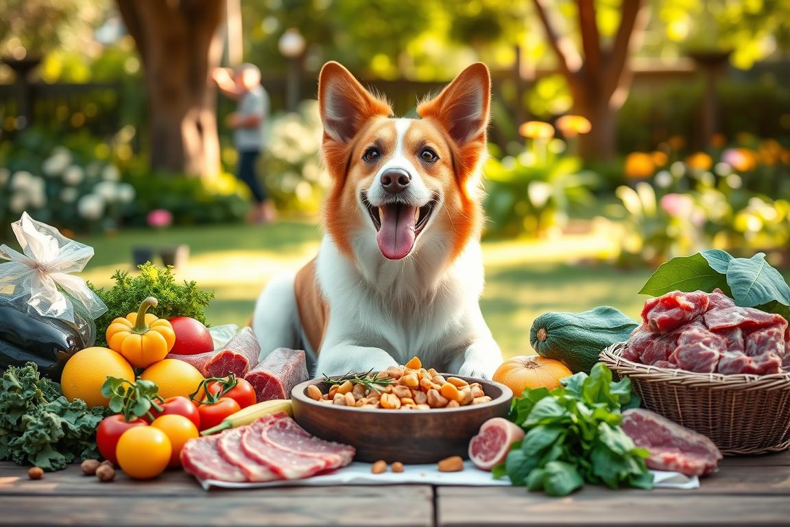 alimentação natural para cães